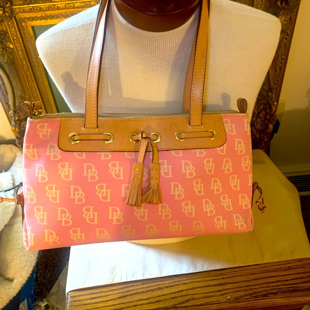 Barbie Pink Dooney and Bourke signature shoulder bag/satchel